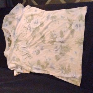 Final Sale! Aeropostale, pink floral, s/s tee shirt, size M
